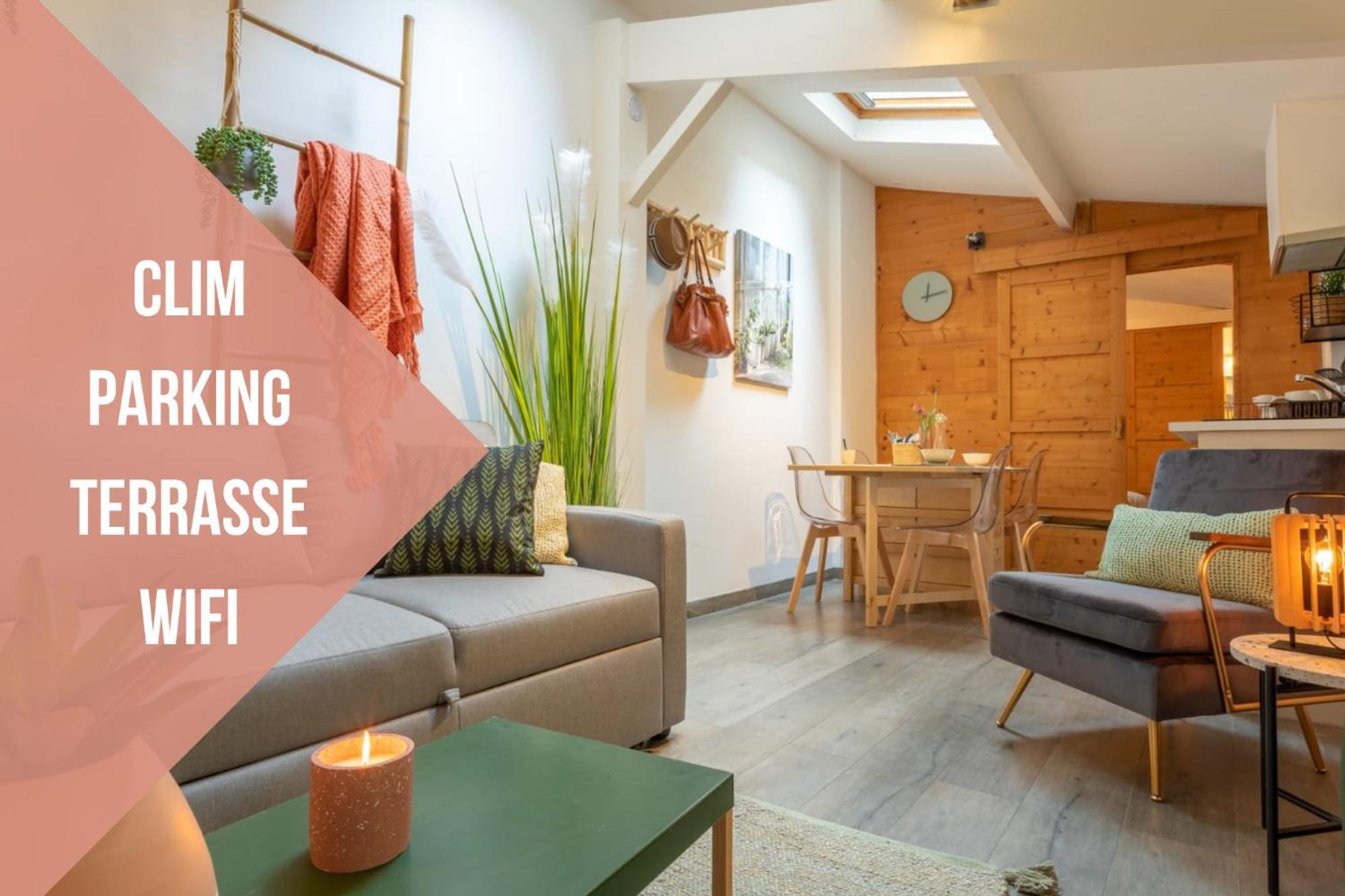 Chartreuse, Clim, Parking, Terrasse Au Calme Apartment Toulouse Ngoại thất bức ảnh